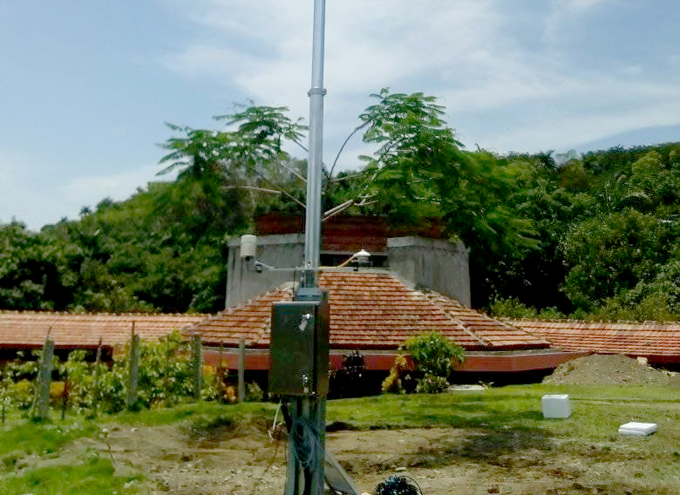 Estación automática de Guisa transmite datos al sistema nacional (+fotos)