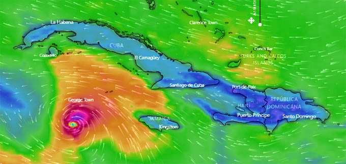 Huracán Delta gana intensidad en el mar Caribe, Cuba alerta Huracán Delta gana intensidad en el mar Caribe, Cuba alerta