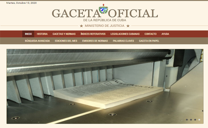 Informa Gaceta Oficial sobre restablecimiento de procesos judiciales en Cuba Informa Gaceta Oficial sobre restablecimiento de procesos judiciales en Cuba