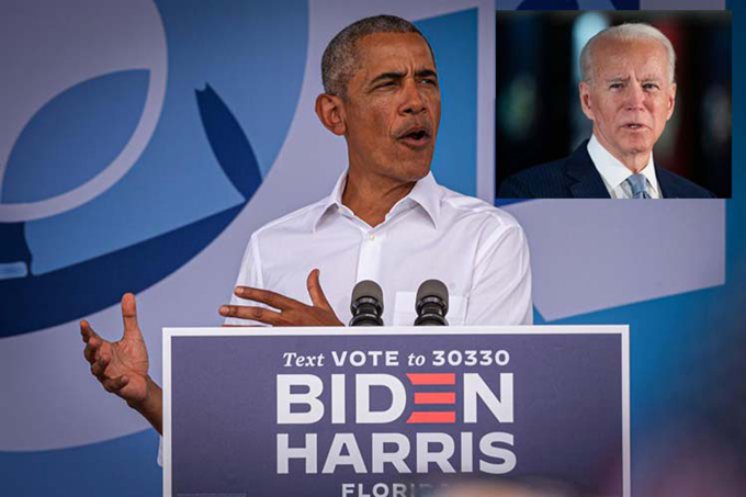 Obama pulsa en Florida, EE.UU., voto por Joe Biden Obama pulsa en Florida, EE.UU., voto por Joe Biden