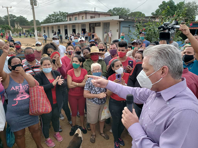 Presidente de Cuba encabeza visita de gobierno a Matanzas (+Fotos)