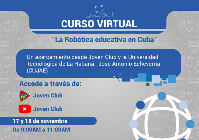 Realizan curso virtual sobre Robótica Educativa