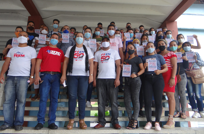 Reciben universitarios granmenses condición Jóvenes por la vida Reciben universitarios granmenses condición Jóvenes por la vida
