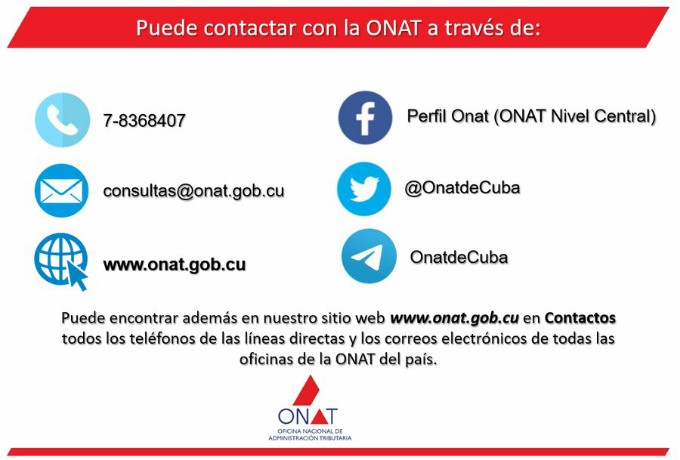 Prevé la ONAT potenciar la digitalización de trámites para 2021 Prevé la ONAT potenciar la digitalización de trámites para 2021