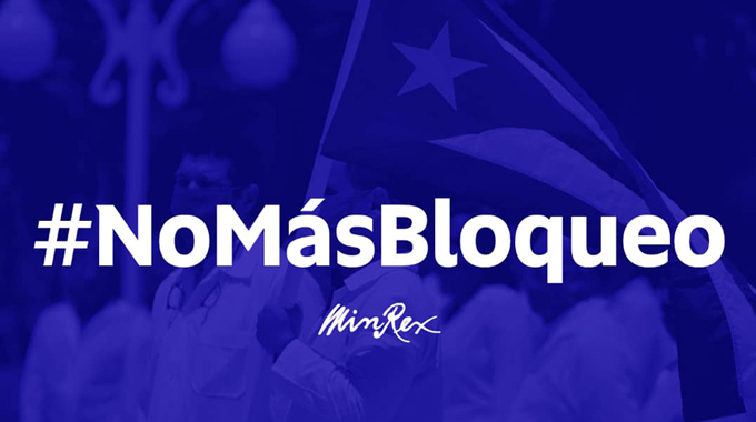 Reconoce Cuba apoyo internacional por el fin del bloqueo de Estados Unidos