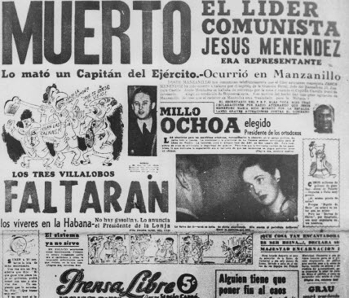 Captura y ajusticiamiento del asesino de Jesús Menéndez Captura y ajusticiamiento del asesino de Jesús Menéndez