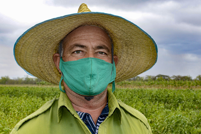 Pescador profesional devenido productor agrícola