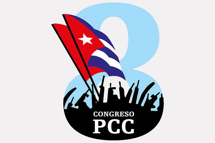 Saluda presidente de Cuba 8vo Congreso de Partido Comunista