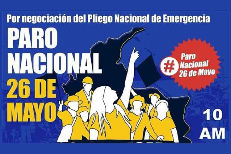 Convocan a más movilizaciones en Colombia Convocan a más movilizaciones en Colombia