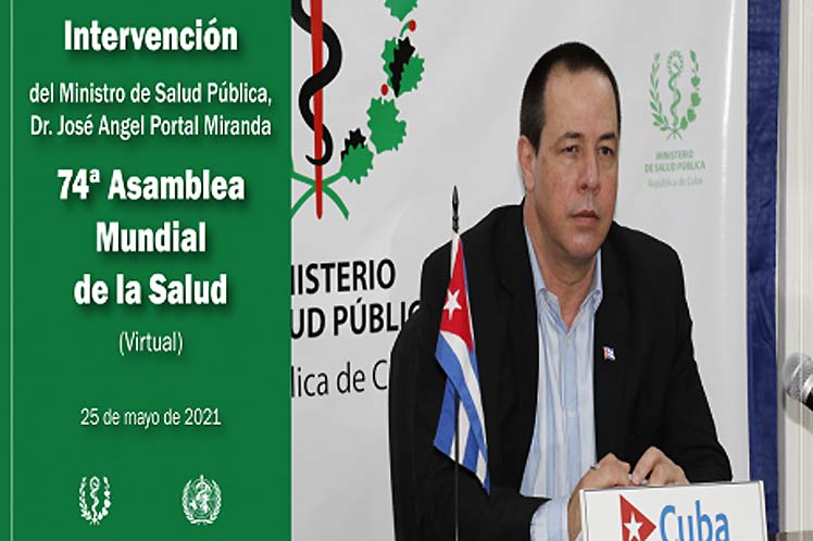 Experiencias de Cuba a debate en Asamblea Mundial de Salud