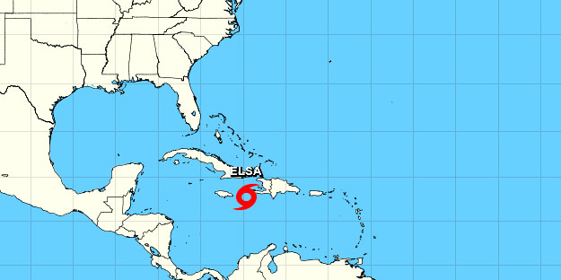 Tormenta tropical Elsa impactará en todo el territorio nacional