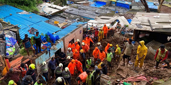 Deslaves ocasionan 36 muertos en la India Deslaves ocasionan 36 muertos en la India