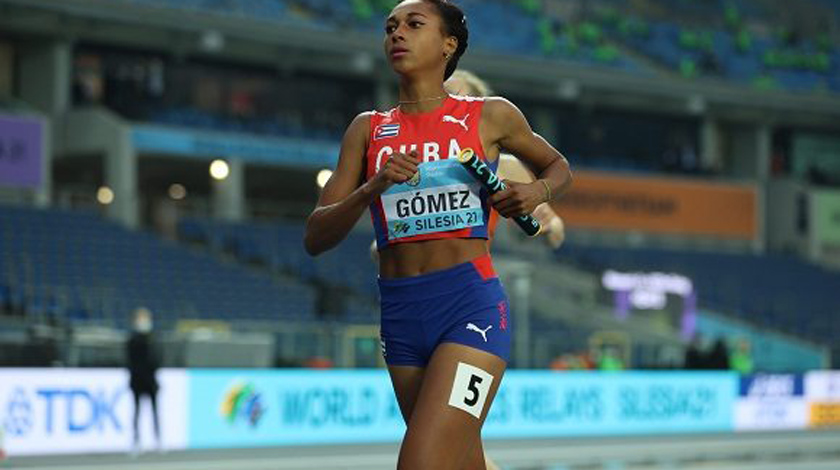 Corredora cubana Roxana Gómez por pase a la final en Tokio Corredora cubana Roxana Gómez por pase a la final en Tokio