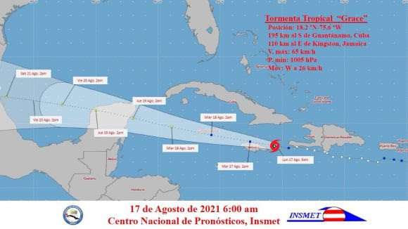 Grace vuelve a ser tormenta tropical