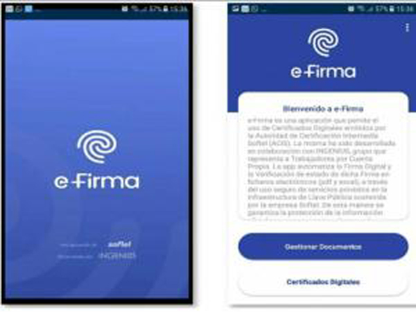 Estará disponible próximamente aplicación E-Firma Estará disponible próximamente aplicación E-Firma