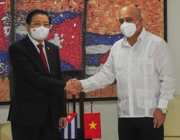 Recibió Roberto Morales Ojeda a dirigente vietnamita Recibió Roberto Morales Ojeda a dirigente vietnamita
