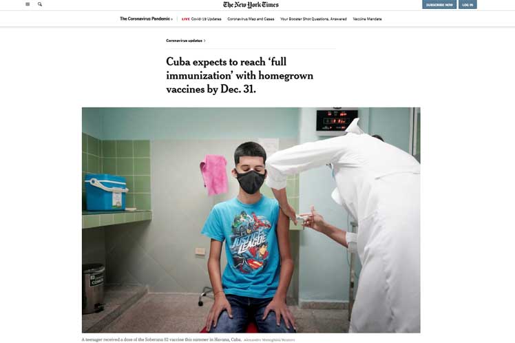 Diario de EEUU resalta labor de Cuba en enfrentamiento a pandemia Diario de EEUU resalta labor de Cuba en enfrentamiento a pandemia