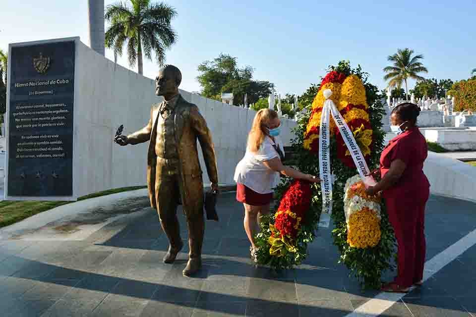 Recuerdan a Pedro Figueredo en Santiago de Cuba