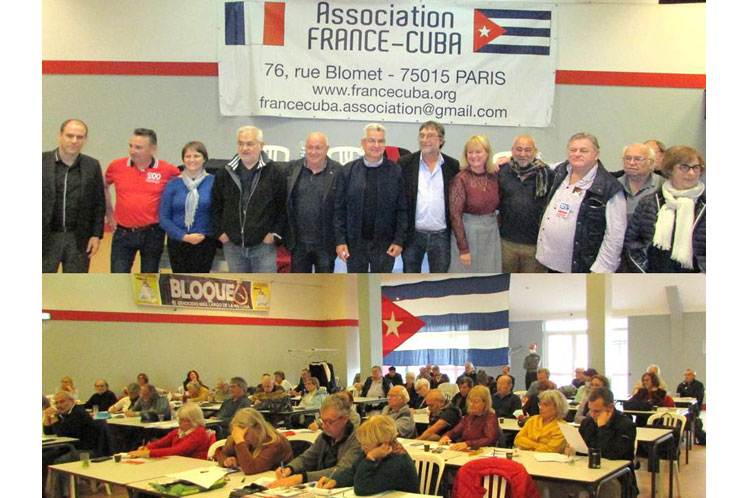 Exigen en Francia fin del bloqueo y desestabilización contra Cuba