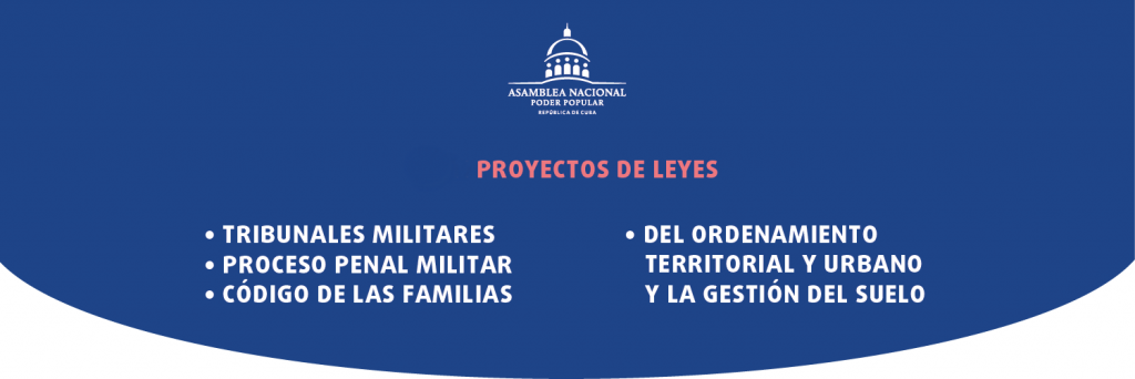 Disponibles proyectos de leyes que serán presentados ante el Parlamento cubano Disponibles proyectos de leyes que serán presentados ante el Parlamento cubano
