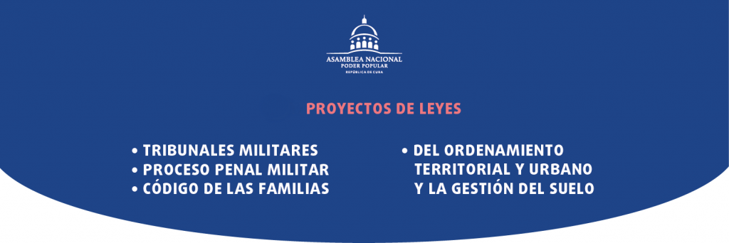 Disponibles proyectos de leyes que serán presentados ante el Parlamento cubano