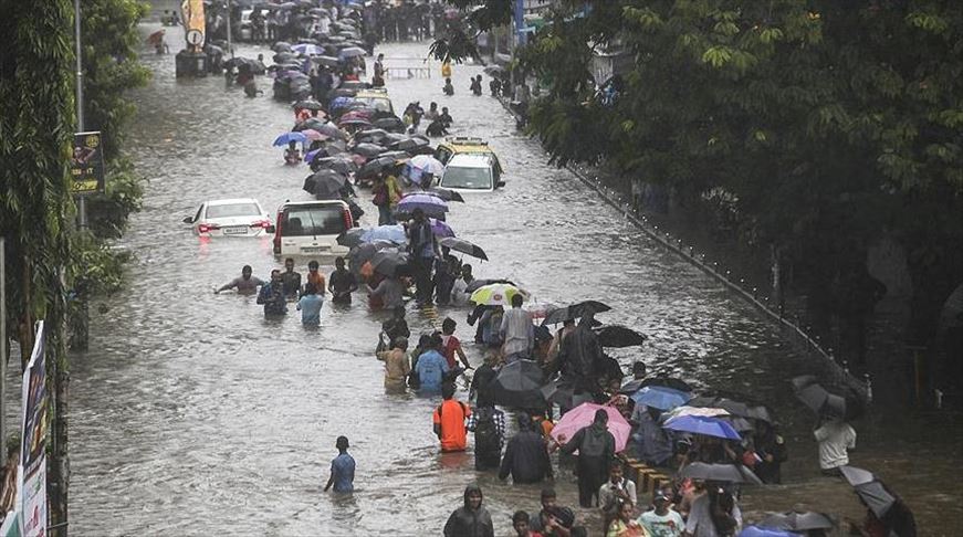 Lluvias continúan afectando el sur de la India Lluvias continúan afectando el sur de la India