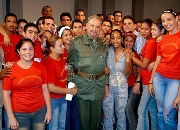 Fidel en el corazón del barrio