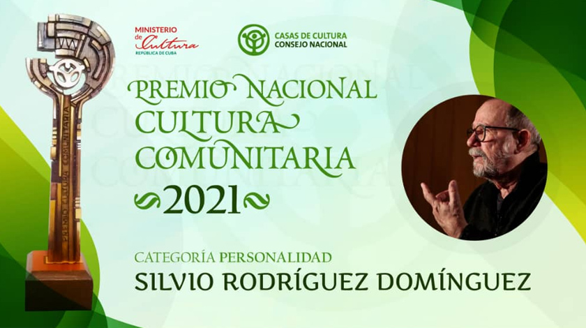 Felicita Díaz-Canel a Silvio Rodríguez por Premio Nacional de Cultura Comunitaria Felicita Díaz-Canel a Silvio Rodríguez por Premio Nacional de Cultura Comunitaria