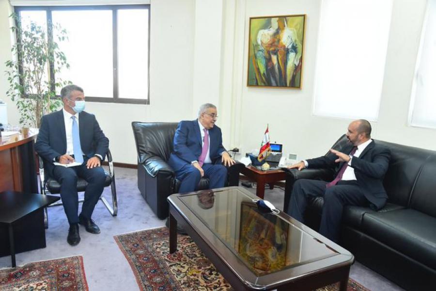 Canciller de Líbano recibe a embajador de Cuba Canciller de Líbano recibe a embajador de Cuba