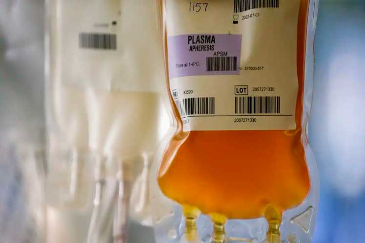 OMS desaconseja uso de plasma de convalecientes para tratar Covid-19