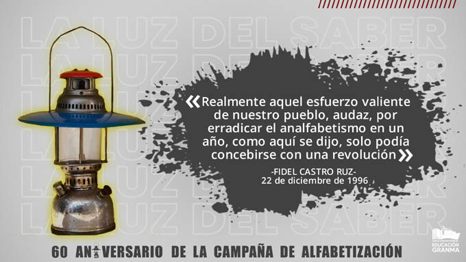 Educación y alfabetización: los cimientos de un presente luminoso Educación y alfabetización: los cimientos de un presente luminoso