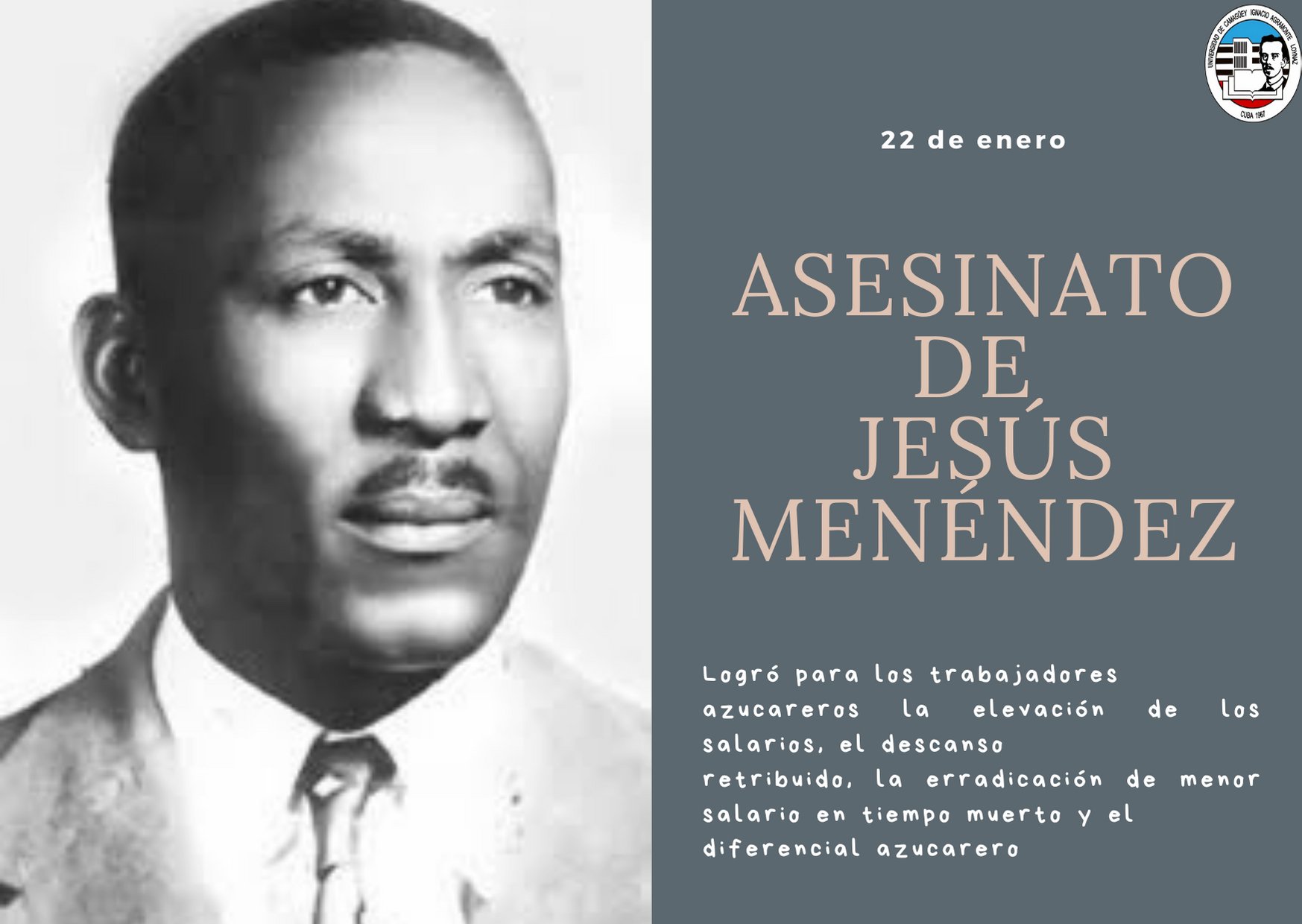 Jesús Menéndez, más allá de su muerte Jesús Menéndez, más allá de su muerte