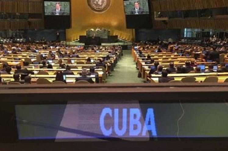 Cuba advierte en ONU del peso de medidas coercitivas de EEUU Cuba advierte en ONU del peso de medidas coercitivas de EEUU