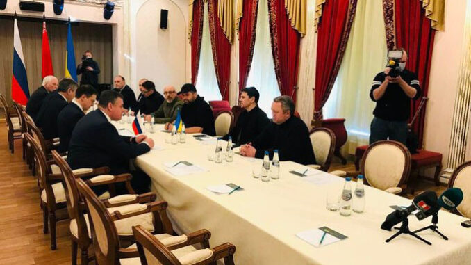 Comienzan las conversaciones ruso-ucranianas en Belarús Comienzan las conversaciones ruso-ucranianas en Belarús