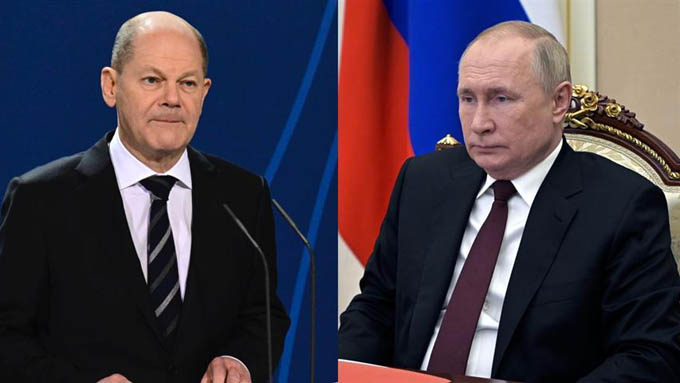 Líderes de Alemania y Rusia dialogaron vía telefónica Líderes de Alemania y Rusia dialogaron vía telefónica