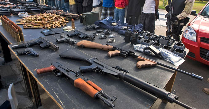 Lucha legal de México contra el criminal trasiego de armas desde EEUU