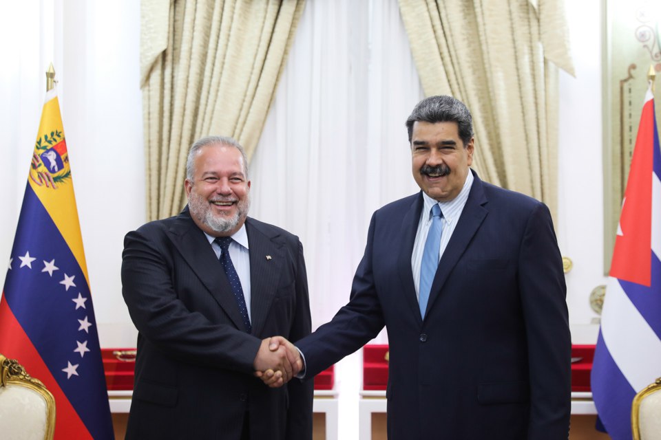 Presidente Nicolás Maduro se reúne con primer ministro de Cuba Presidente Nicolás Maduro se reúne con primer ministro de Cuba