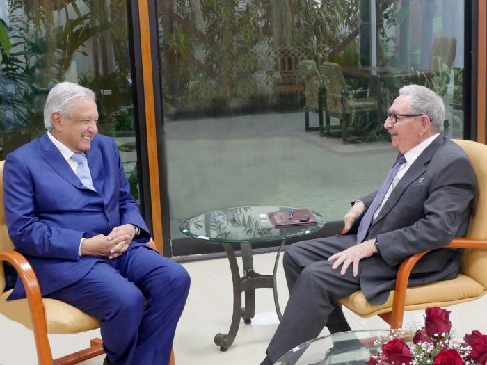Raúl Castro destacó nexos Cuba-México en encuentro con López Obrador Raúl Castro destacó nexos Cuba-México en encuentro con López Obrador