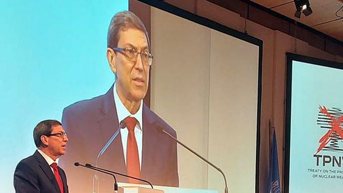 Reitera Cuba compromiso con desarme nuclear