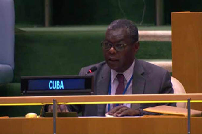 Embajador de Cuba en ONU rechaza efecto genocida del bloqueo de EEUU Embajador de Cuba en ONU rechaza efecto genocida del bloqueo de EEUU