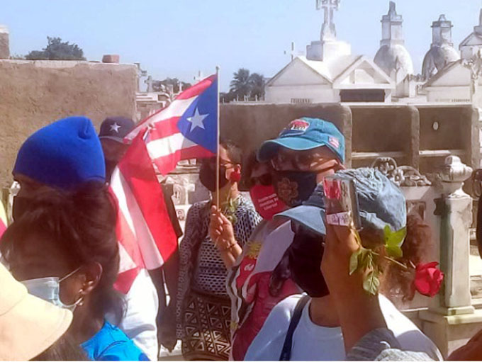 Homenaje a patriota puertorriqueño Homenaje a patriota puertorriqueño