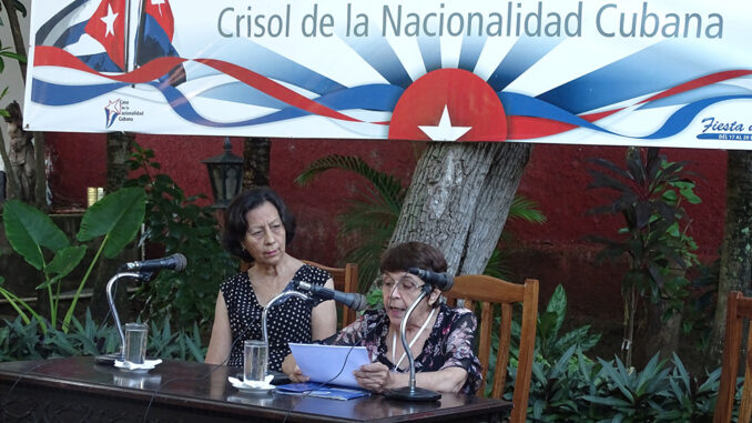 Olga Portuondo en el Crisol de la nacionalidad cubana