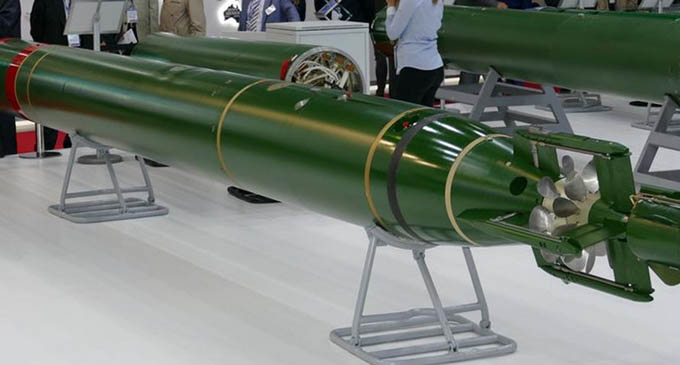 Armada rusa recibe primer lote de nuevo torpedo eléctrico