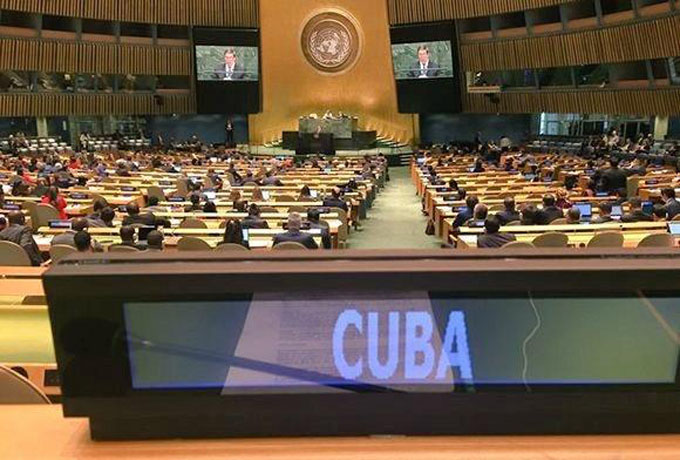 Votará Asamblea General de la ONU resolución contra el bloqueo Votará Asamblea General de la ONU resolución contra el bloqueo