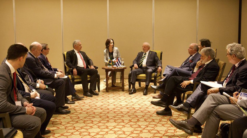 Se reúne Presidente cubano con Lula da Silva y Xiomara Castro Se reúne Presidente cubano con Lula da Silva y Xiomara Castro
