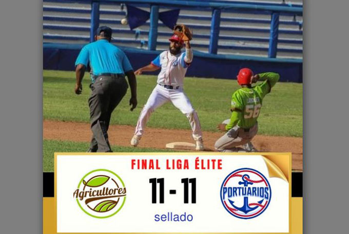 Reanudarán primer juego por cetro de Liga Élite del béisbol cubano