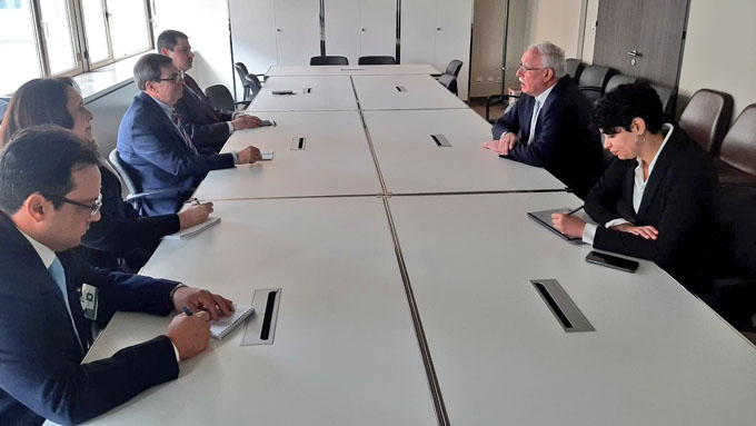 Canciller cubano cumple amplia agenda en Ginebra Canciller cubano cumple amplia agenda en Ginebra
