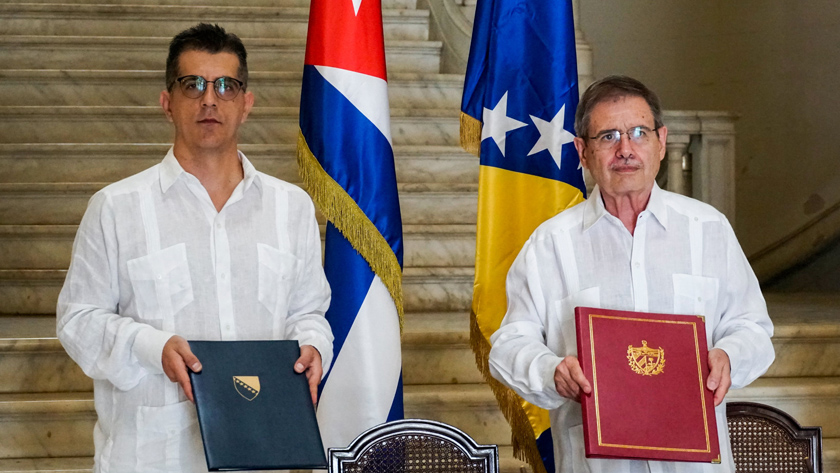 Firman memorando de entendimiento cancillerías cubana y bosnia