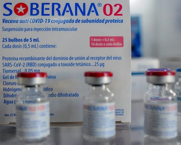 Extienden autorizo de vacuna Soberana 02 como dosis de refuerzo