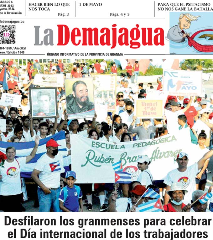 Edición impresa 1646 del semanario La Demajagua, sábado 6 de mayo 2023 Edición impresa 1646 del semanario La Demajagua, sábado 6 de mayo 2023